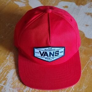 Vans Red Baseball Cap